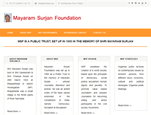 Tablet Screenshot of msfraipur.org
